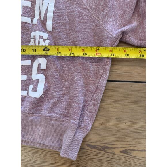 PINK Victoria’s Secret Gig Em Aggies Texas A&M Cropped Crewneck Sweatshirt M - Picture 4 of 6